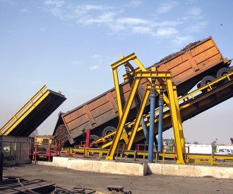 Cane Discharge Table